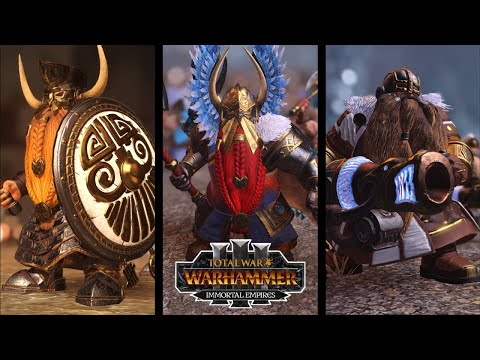 New Dawi Units the Norse Dwarfs Total war warhammer 3