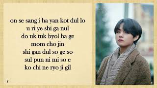 Download lagu V (BTS 방탄소년단) ~ Snow Flower (Ft. Peakboy) Easy Lyrics mp3