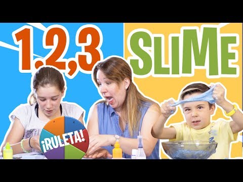 1, 2, 3 ¡¡SLIME!! Juego del Slime casero // Familukis