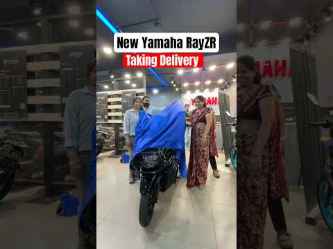 Taking Delivery | New Yamaha RayZR Hybrid | 2025 Model #yamaharayzr125 #rayzr125 #yamaha #rayzr