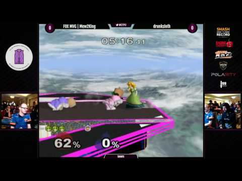Come To Papa 2 Melee - FOX MVG Mew2king (Peach) vs drunksloth (ICs) - Winners Quarters