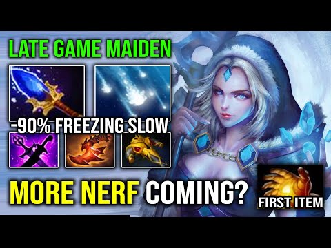 REASON Why Icefrog Keep Nerfing CM | WTF -90% Slow Freezing Field with 1st Item Midas 7.32 Dota 2