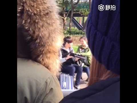 [FANCAM] 160101 Lay/Zhang Yixing @ To Be A Better Man filming