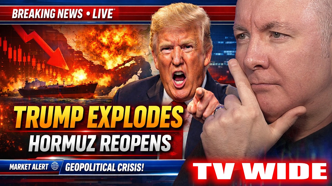 🚨 Trump EXPLODES at Iran as Hormuz Reopens—Stock Market Open Shock? Martyn Lucas Investor
