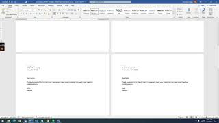 BUS 240 Week 8 Merge Document Clarification