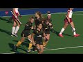 Dameshockeyers Almeerse Hockey Club verliezen van Victoria
