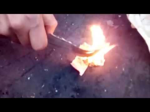 LYMPRO Army Feuerstahl und Birkenrinde