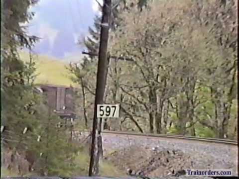 Classic Railroad Series 02 - SP 6812 East at Rice Hill. April 20, 1991.