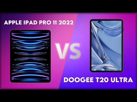 Apple iPad Pro 11 2022 vs Doogee T20 Ultra Technical Comparison