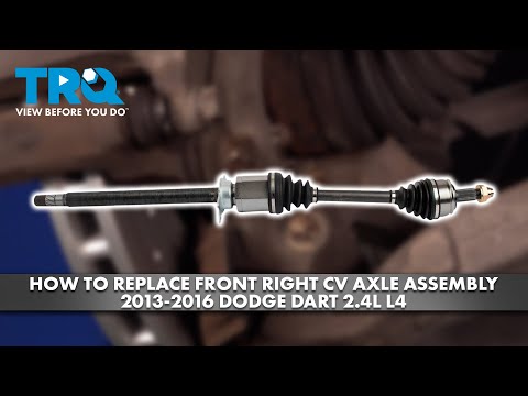How to Replace Front Right CV Axle Assembly 2013-2016 Dodge Dart 2.4L L4