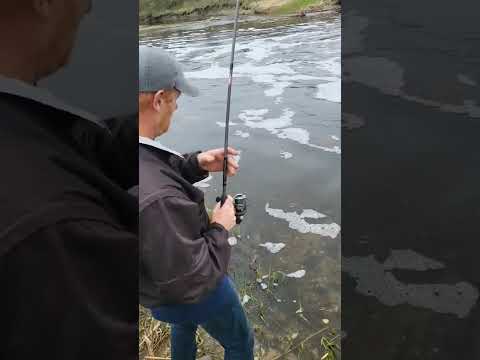River Fishing With A Spoon.
