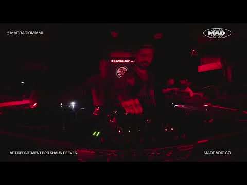ART DEPARTMENT B2B SHAUN REEVES @ Mad Radio Miami | Live 2025 -  Part 1