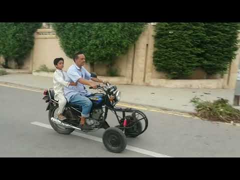 First made in pakistan tilting Reverse trike