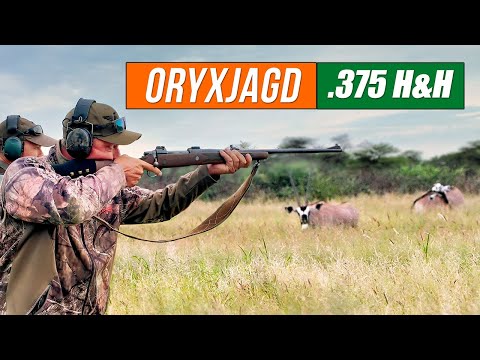 Oryxjagd mit .375 H&H – Pirsch mit offener Visierung in Namibia