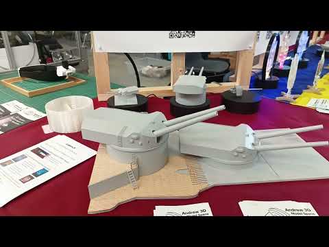 Euro Model Expo 2024 - Naval Guns Project & SMS Mackensen main turrets