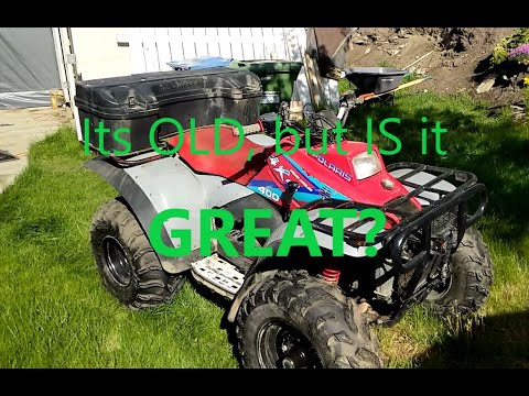 Old Polaris ATV review! (1994 400L)