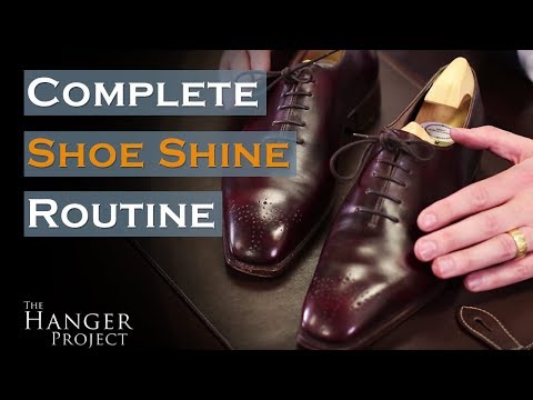 Complete Shoe Shine Routine
