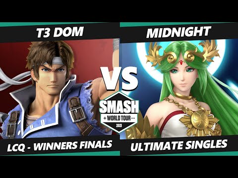 SWT NA Southwest Online Qualifier Match - T3 DOM (Richter) Vs. Midnight (Palutena) SSBU Ultimate