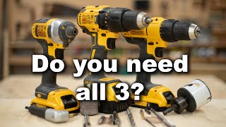 How to Use a Drill/Driver, Impact Driver, & Hammer Drill and