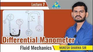 Differential Manometer | Lecture 7 | Fluid Mechanics
