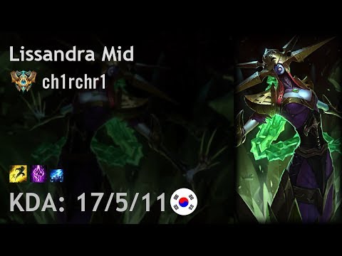 Lissandra Mid vs Twisted Fate - ch1rchr1 - KR Challenger Patch 7.15
