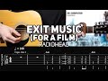 Radiohead - Exit Music (For A Film) (Guitar lesson with TAB)
