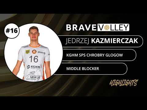Jedrzej Kazmierczak #16 highlights 2023/24 (KGHM SPS Chrobry Glogow)