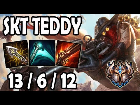 SKT Teddy JHIN vs EZREAL [ ADC ] Lol Challenger Korea