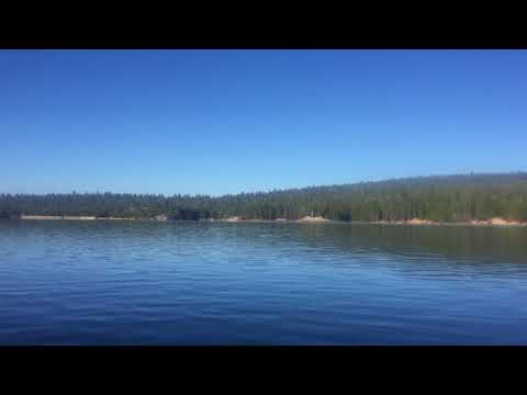 Paddling on Lake Alpine