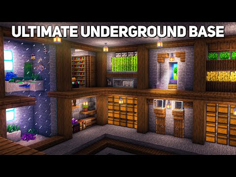 Minecraft: Ultimate Underground Base Tutorial (how to build)