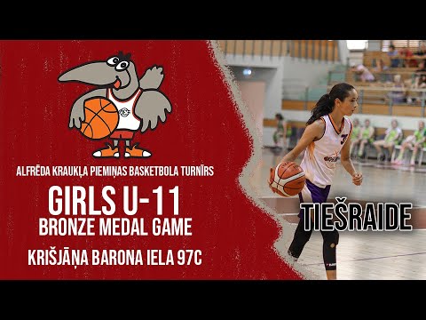 WB-Pantterit vs Rīdzene | U11 Girls Bronze game | A. Krauklis Memorial Basketball Tournament