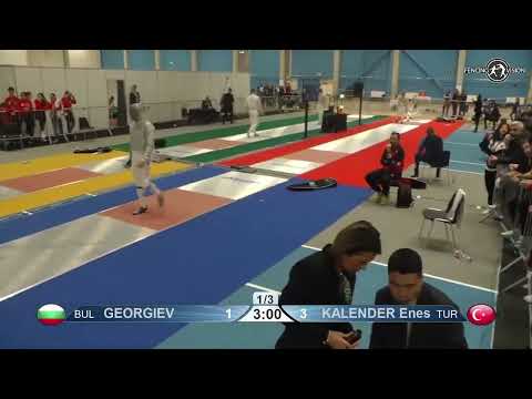 European Championships 2023 CMS - L8 - Nikolay-Tomas Georgiev BUL v Enes Kalender TUR