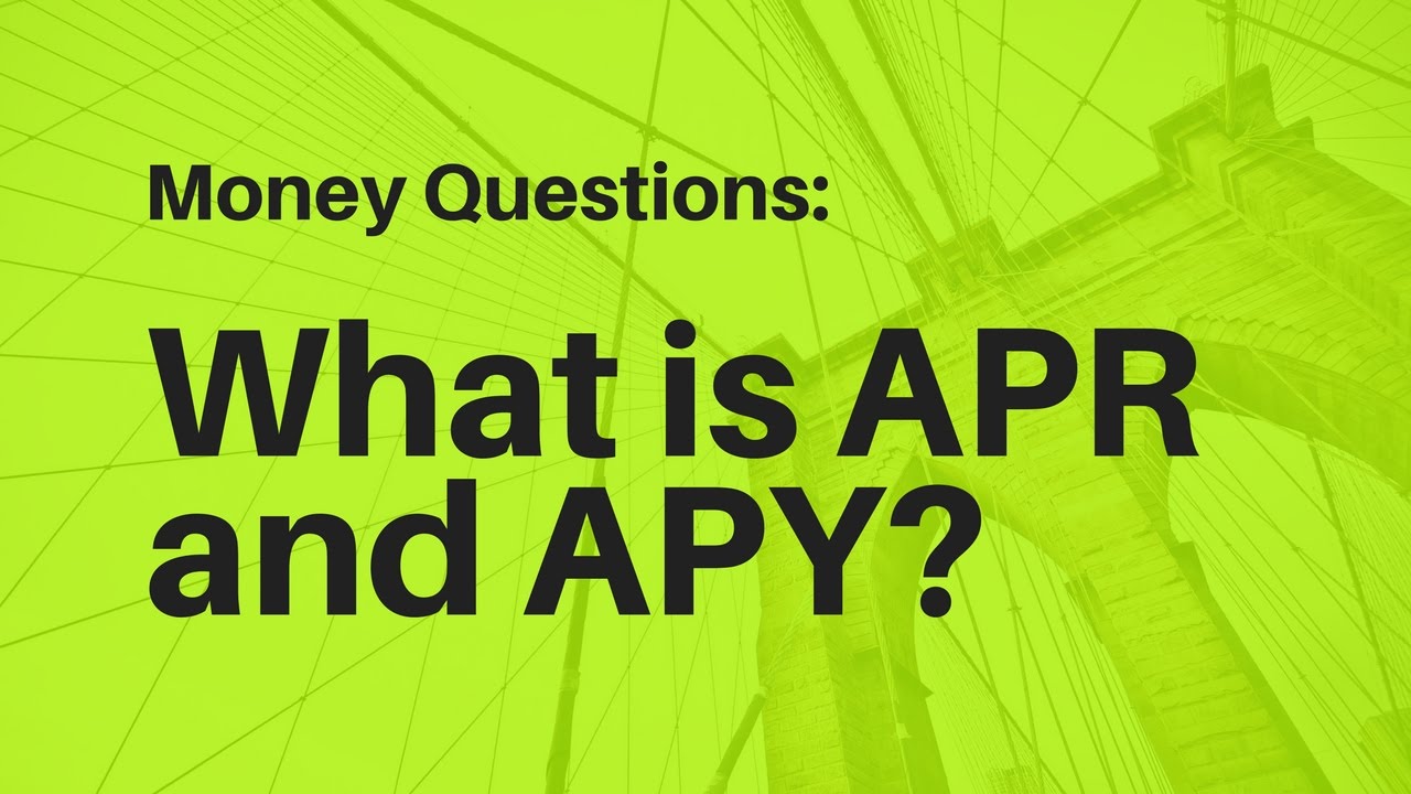 Difference between APR and APY? COMPOUND INTEREST!