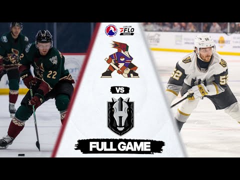 AHL Free Live Stream - Tucson Roadrunners vs Henderson Silver Knights | FloHockey