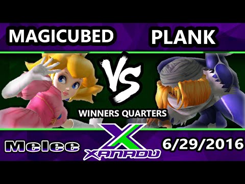 S@X 156 - Magicubed (Peach) Vs. Plank (Shiek) SSBM Winners Quarters - Smash Melee