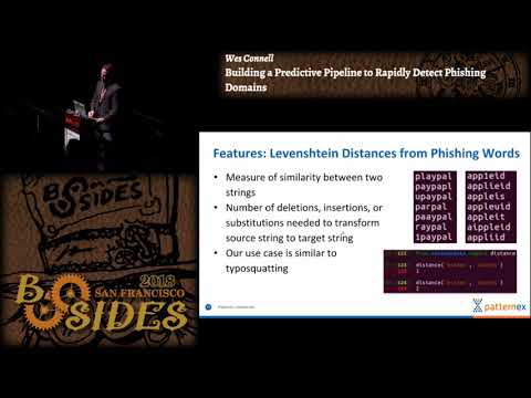 BSidesSF 2018 - Building a Predictive Pipeline to Rapidly Detect Phishing Domains (Wes Connell)