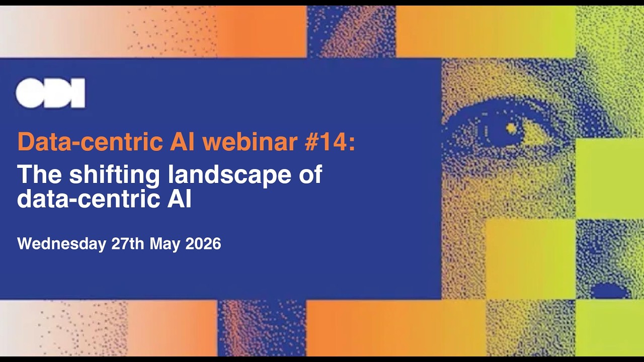 Data-centric AI webinar #14 - The Shifting landscape of data-centric AI