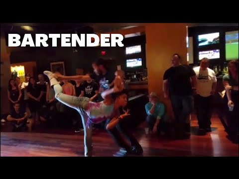 Markus and Tren Improv - West Coast Swing - DC Swing - Bartender - T-Pain