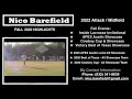 Nico Barefield - 2022 Attack - Fall 2020 Highlights