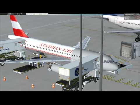 Back in the FSLA320X bus || AUA172|| EDDH-LOWW