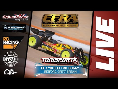 EFRA 1/10th 2WD Off Road Euros 2022 - Wednesday Finals Day  - LIVE