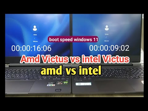 amd vs intel | booting speed test windows 11 | amd ryzen 7 5800h vs intel i5 12th gen | rtx 3050 tgn