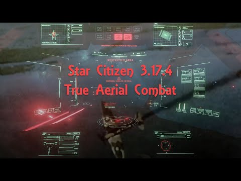 Star Citizen 3.17.4 - F7C Hornet Wildfire - True Aerial Combat