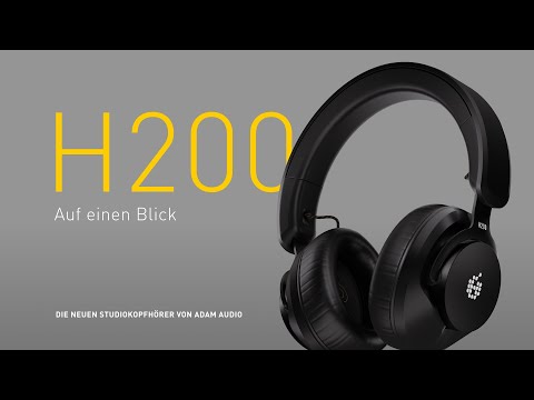 Der neue H200 Studio-Kopfhörer von ADAM Audio