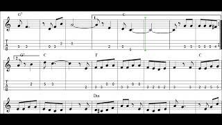 Video Tabs - MARCHINA  -  Jardineira - tablatura guitarra baiana/bandolim