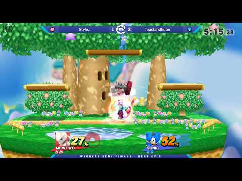 The Smash Lab 137 Winners Semis - Stylez (Mewtwo) vs Toastandbutter (Sonic)