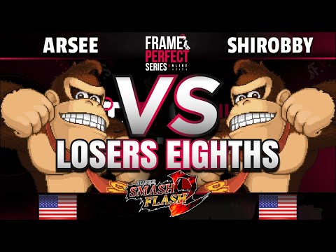 FPS6 Online - Arsee (Donkey Kong) vs. AFM | shirobby (Donkey Kong) - Super Smash Flash 2 Loser Top 8