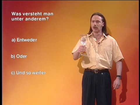 "Sigi Schwarz - Unter anderem?" bullyparade - TV Comedyshow / 1999