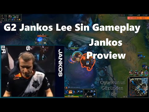 [G2 Jankos ProView] POV - OG vs G2 - LEC Spring 2020 - Jankos Lee Sin Gameplay