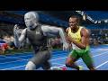 Usain Bolt VS Human Speed Limit 3D Comparison